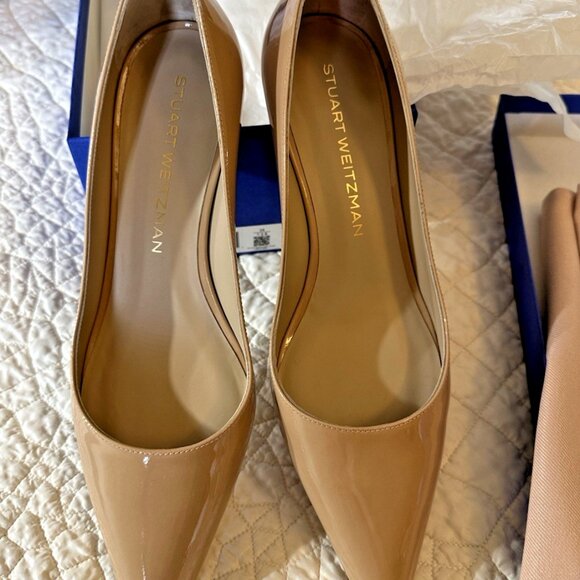 Stuart Weitzman Power 50 Stuart Kitten Heel Pumps - Picture 2 of 7